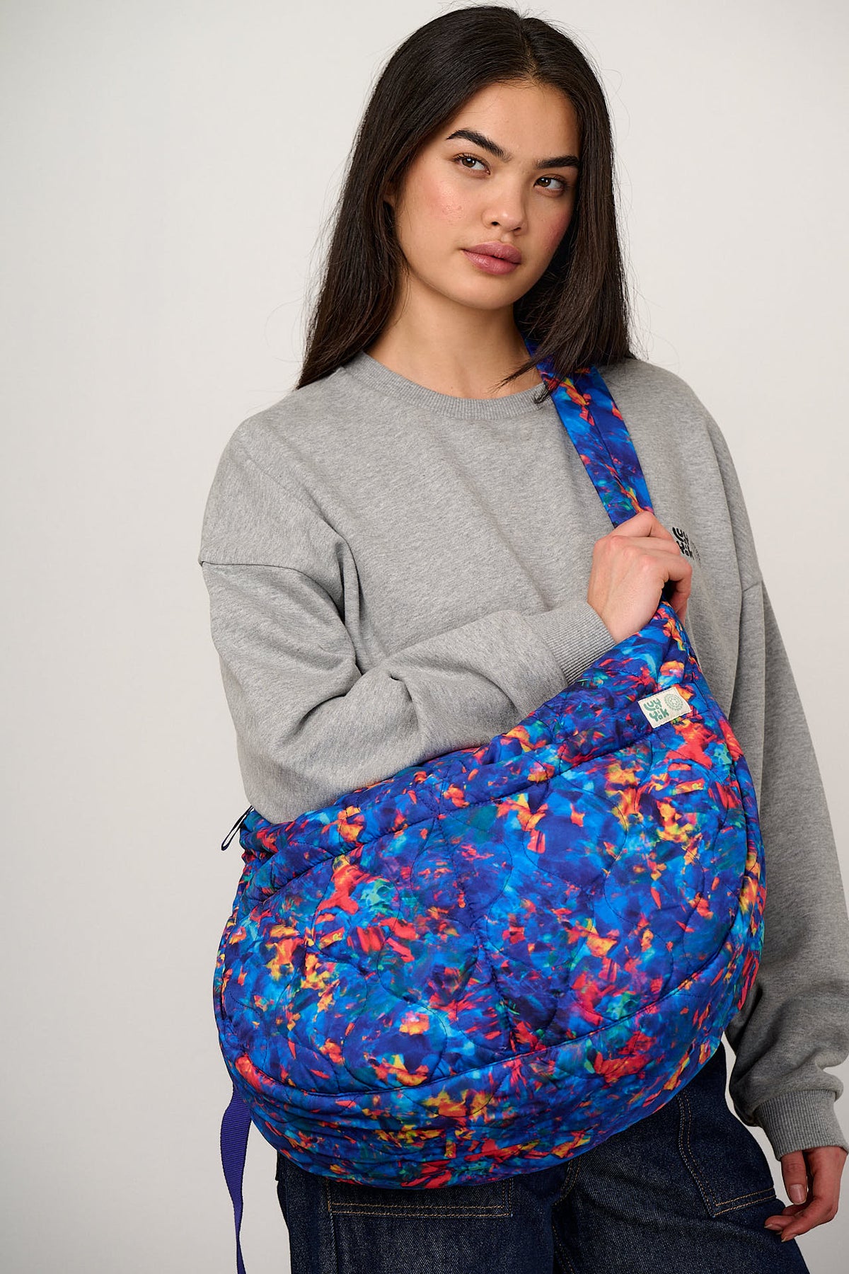 L.E. Laval - Weekend Bag Recycled Polyester in Digital Blur Natural History Museum & Yak
