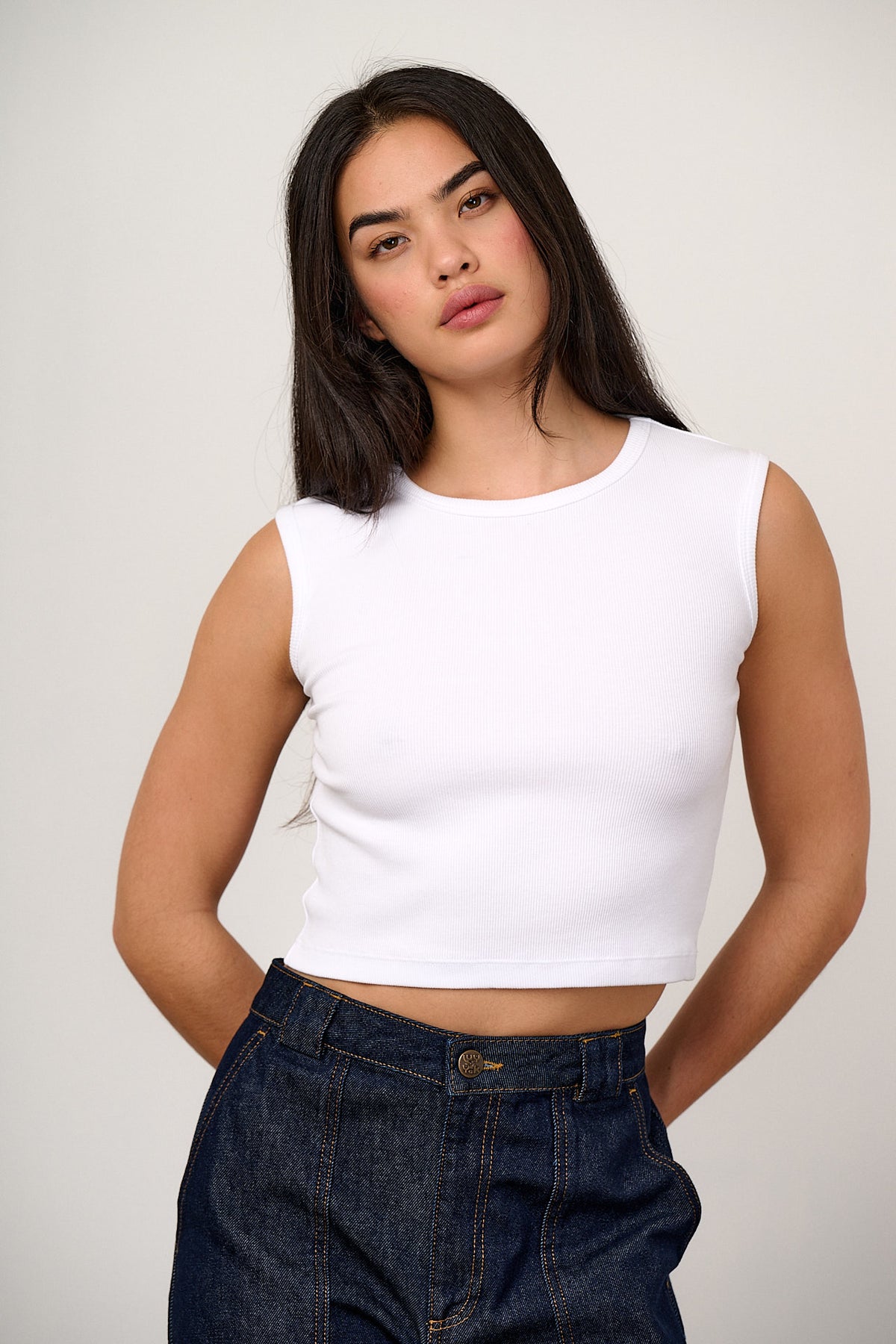 Rue - Tank Top Organic Cotton in White