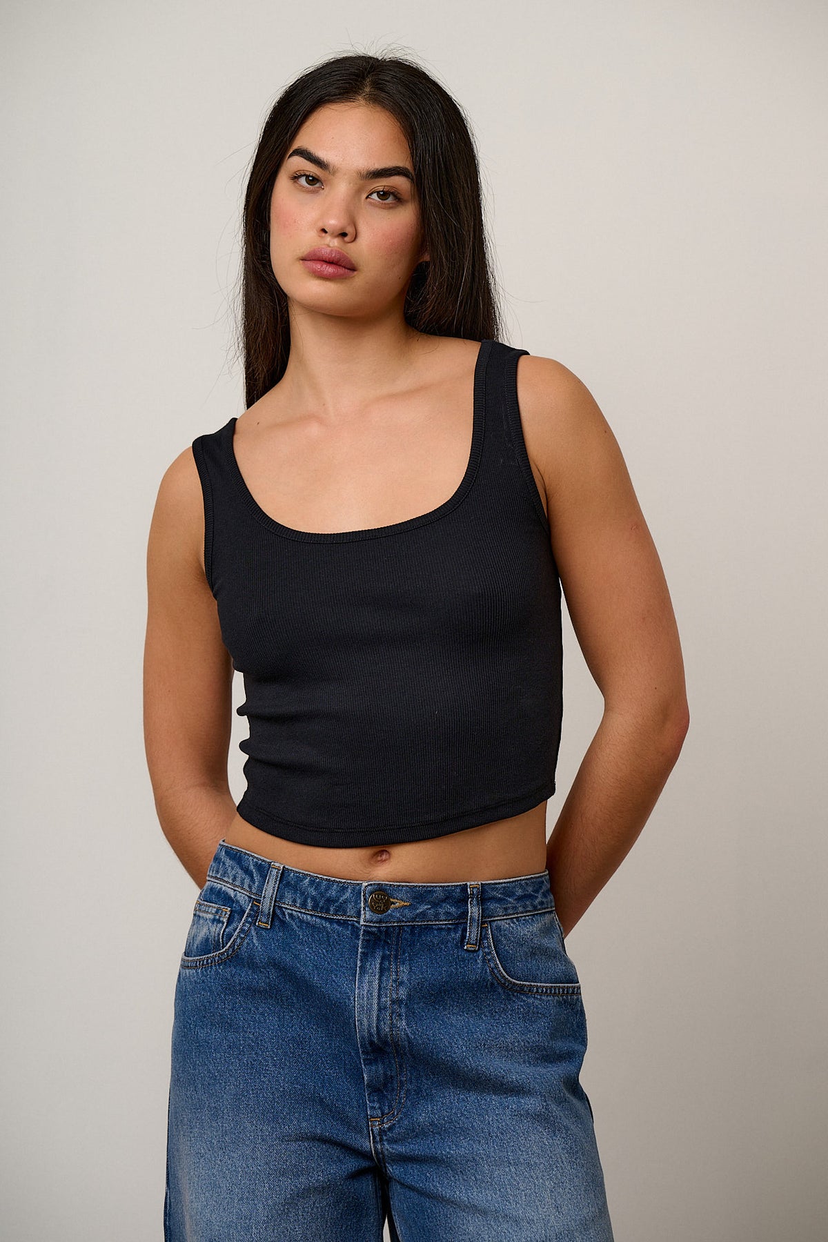 Eden - Vest Organic Cotton in Black