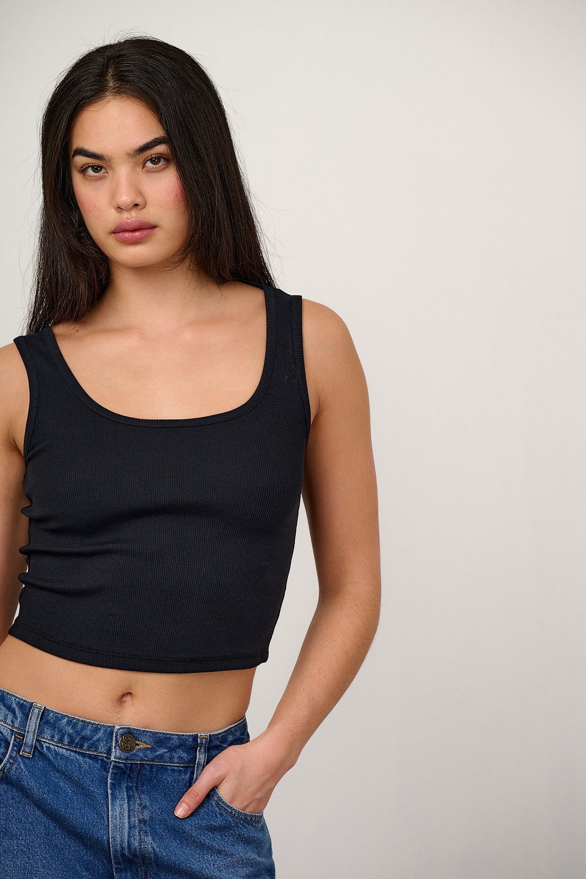Eden - Vest Organic Cotton in Black