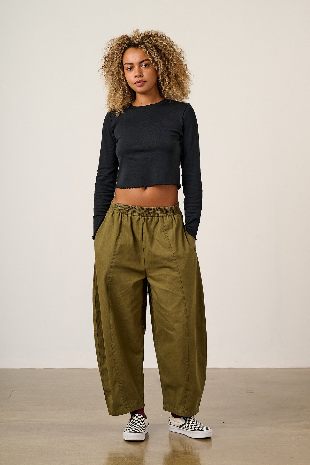 Hansel - Long Sleeve Top Organic Cotton in Black