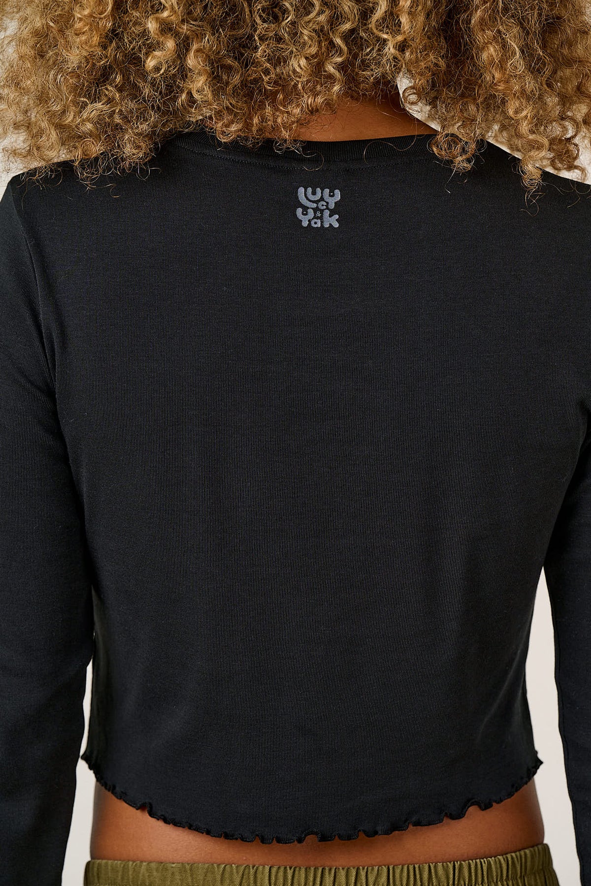Hansel - Long Sleeve Top Organic Cotton in Black
