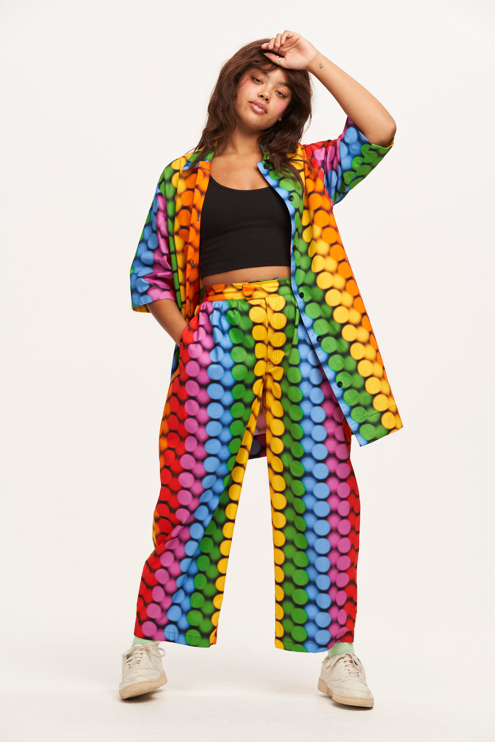Murphy - Jacket Organic Cotton in Good Vibrations Print