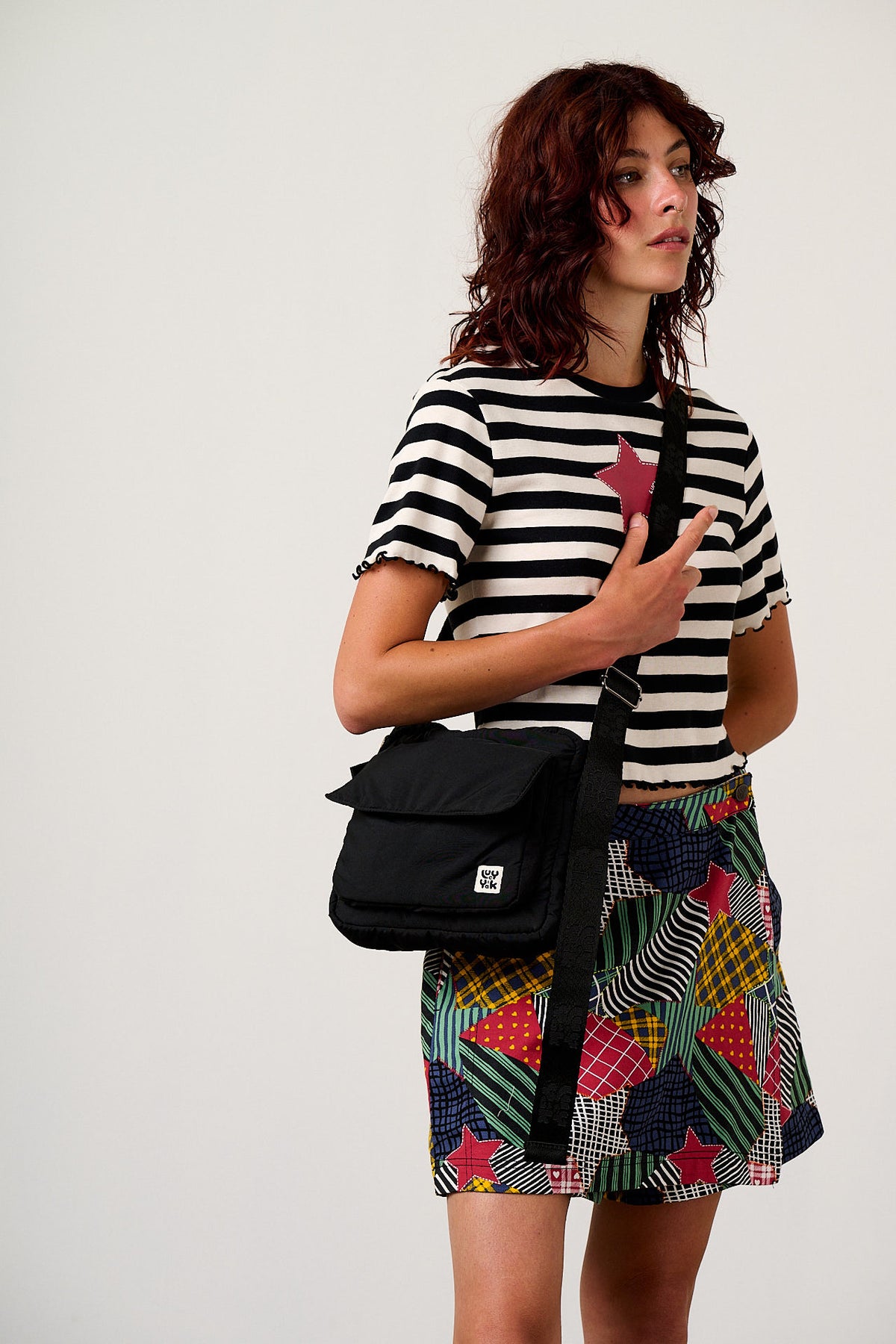 Maddox - Crossbody Bag Recycled Polyester in Black