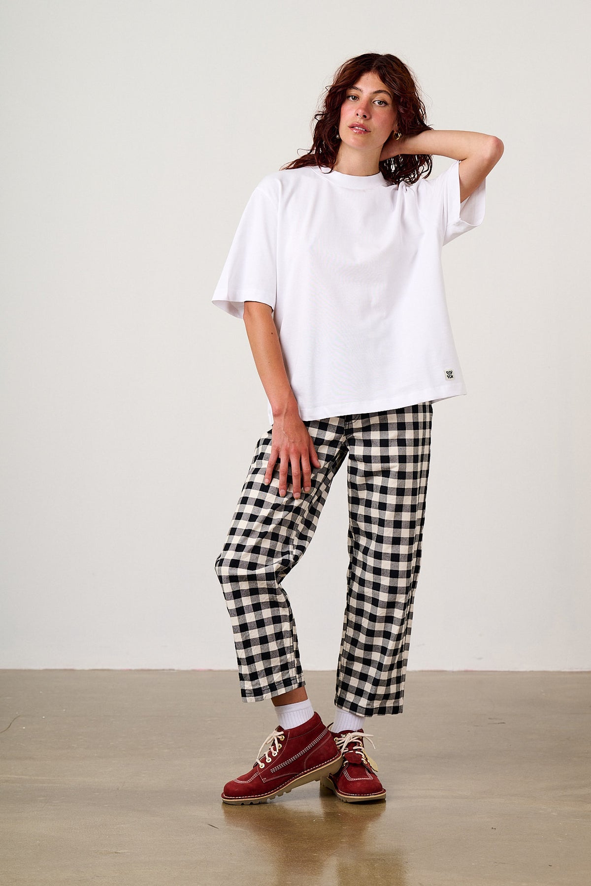 Noa - Boxy T-Shirt Organic Cotton in White