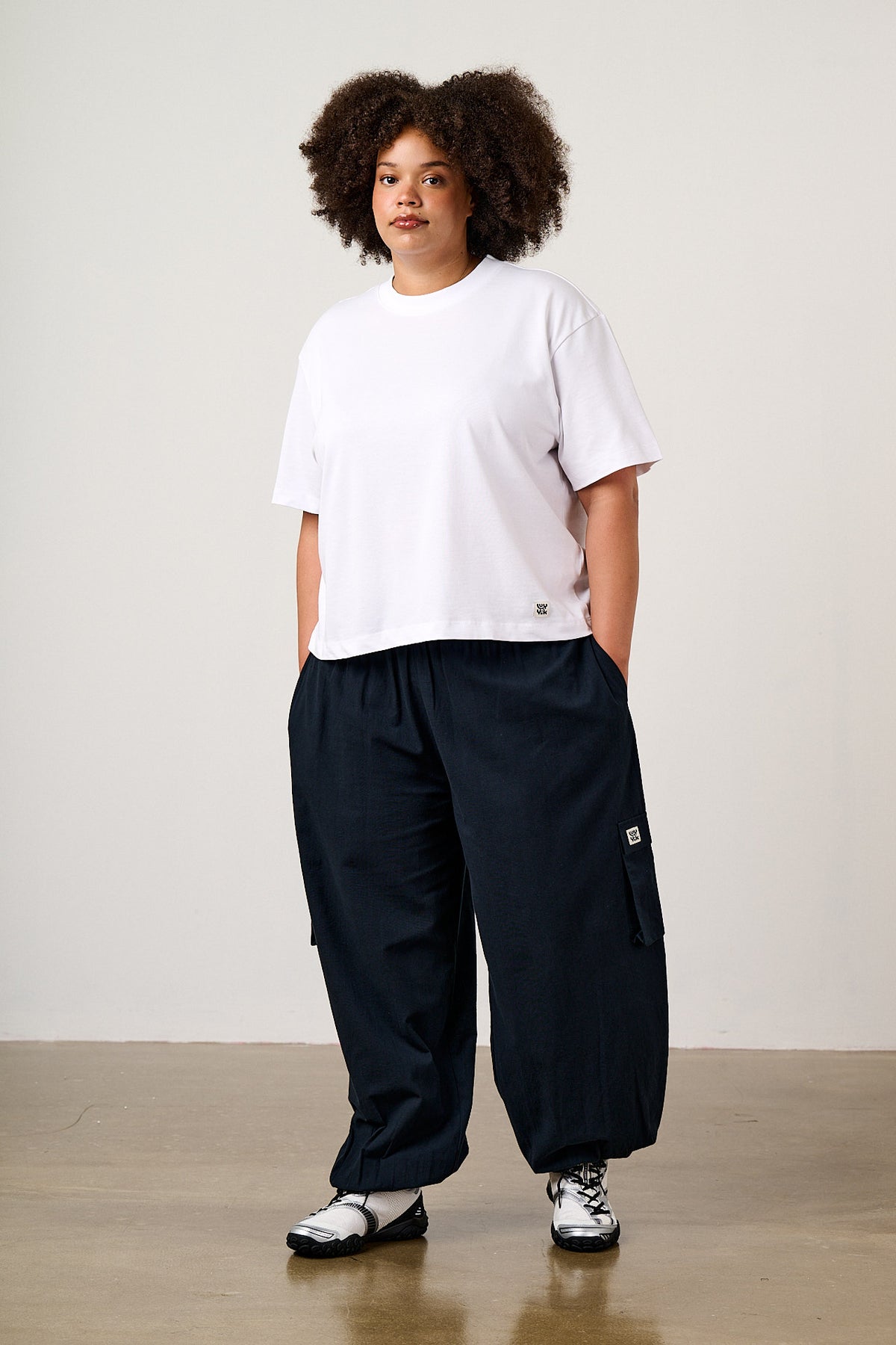 Noa - Boxy T-Shirt Organic Cotton in White