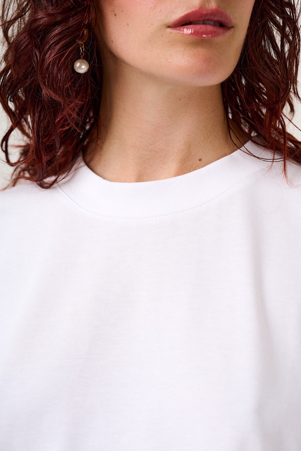 Noa - Boxy T-Shirt Organic Cotton in White