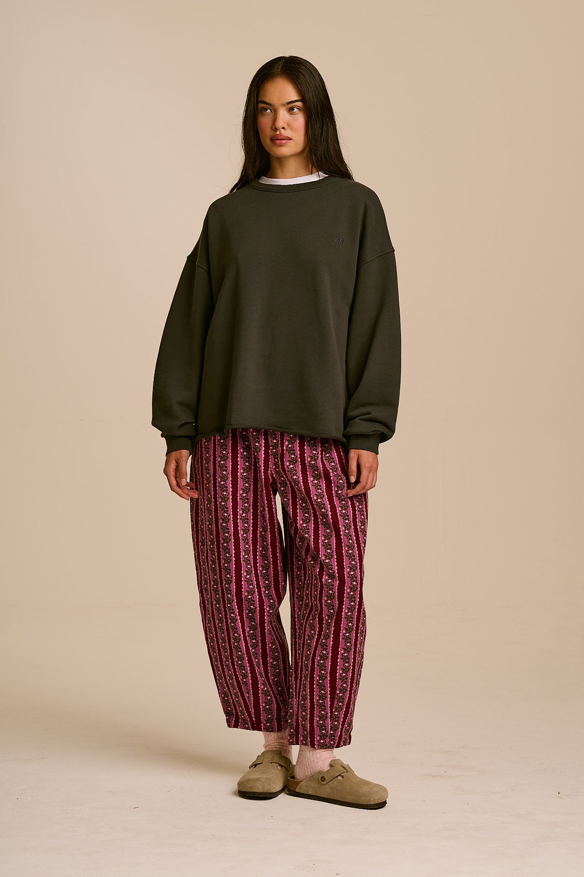 Ravi - Heavyweight Sweatshirt Organic Cotton in Charcoal