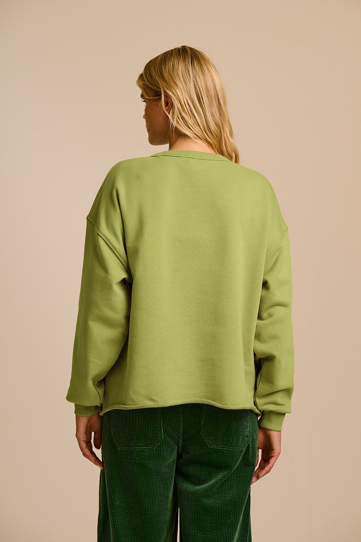 Ravi - Heavyweight Sweatshirt Organic Cotton in Khaki
