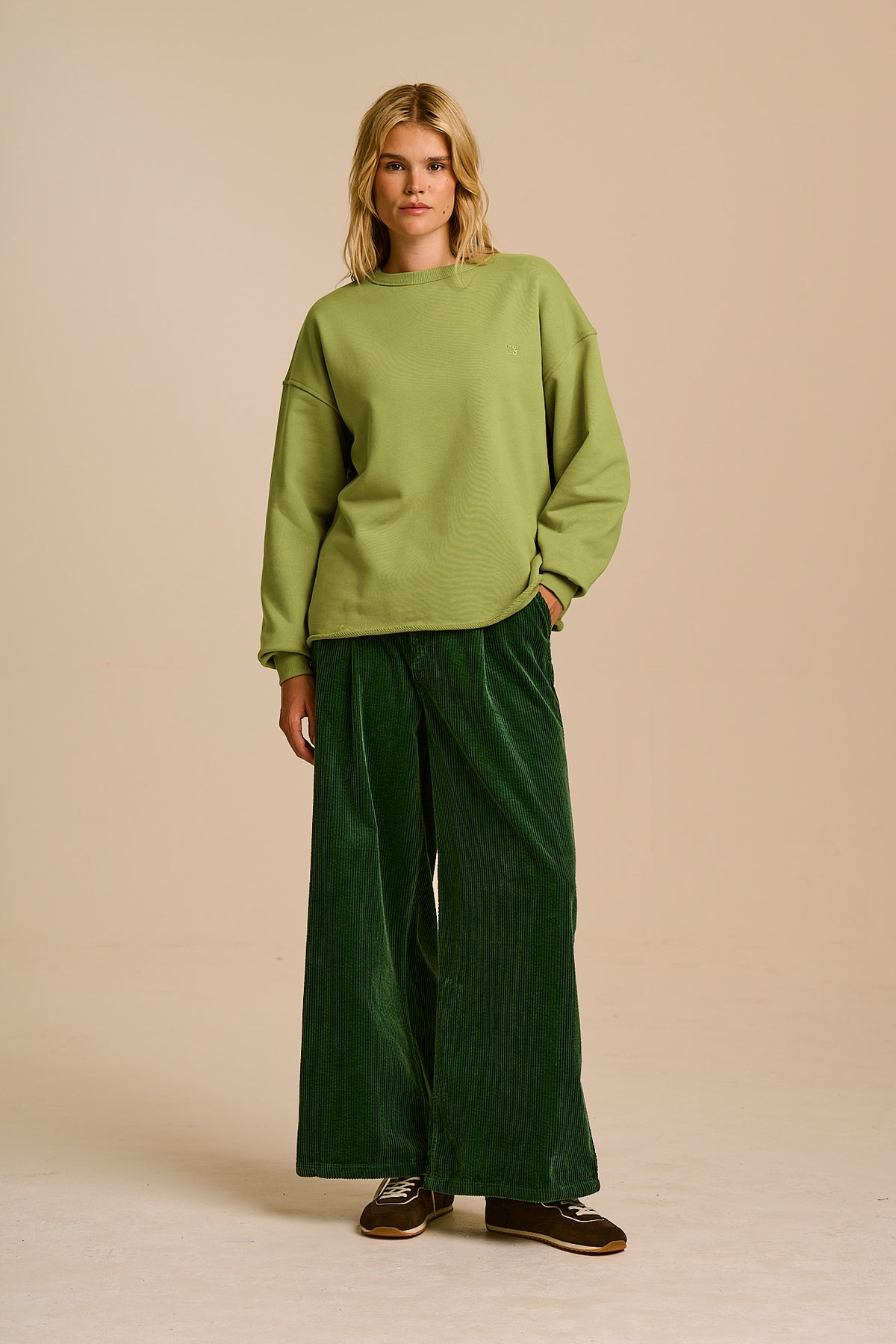 Ravi - Heavyweight Sweatshirt Organic Cotton in Khaki