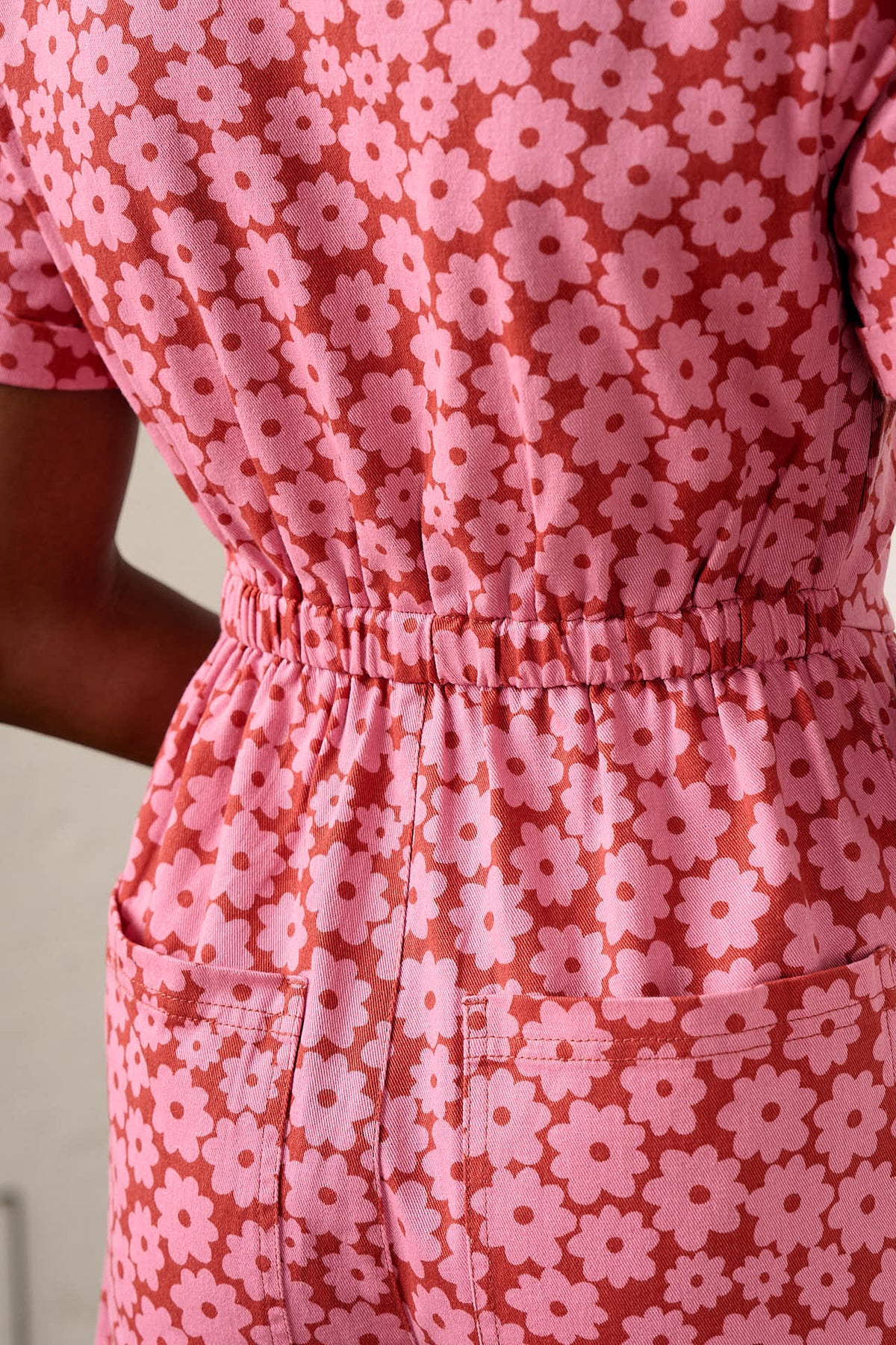 Riley - Cotton Playsuit in Coastal Flower