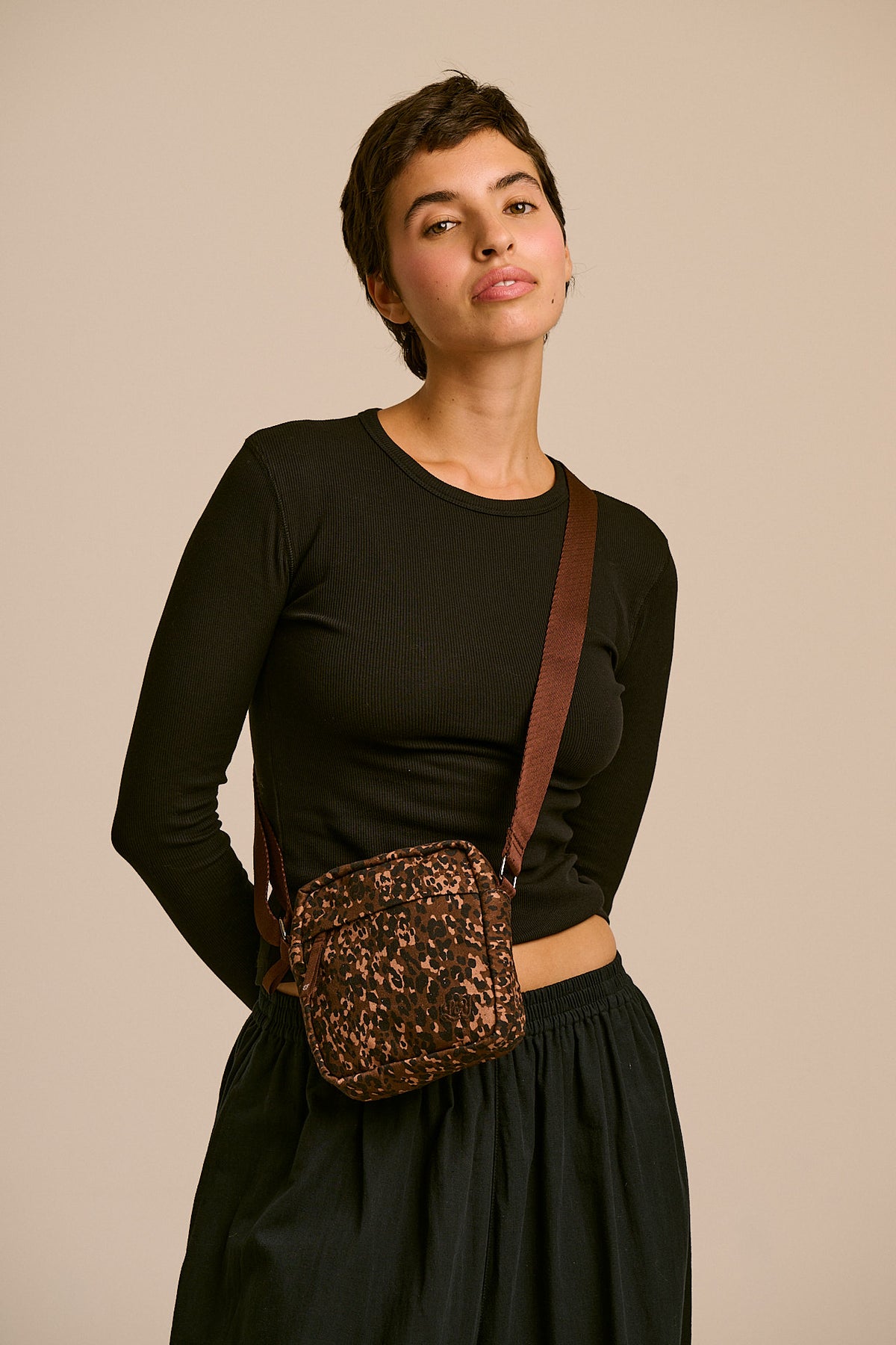 Roxton - Crossbody Bag Organic Cotton in Animal