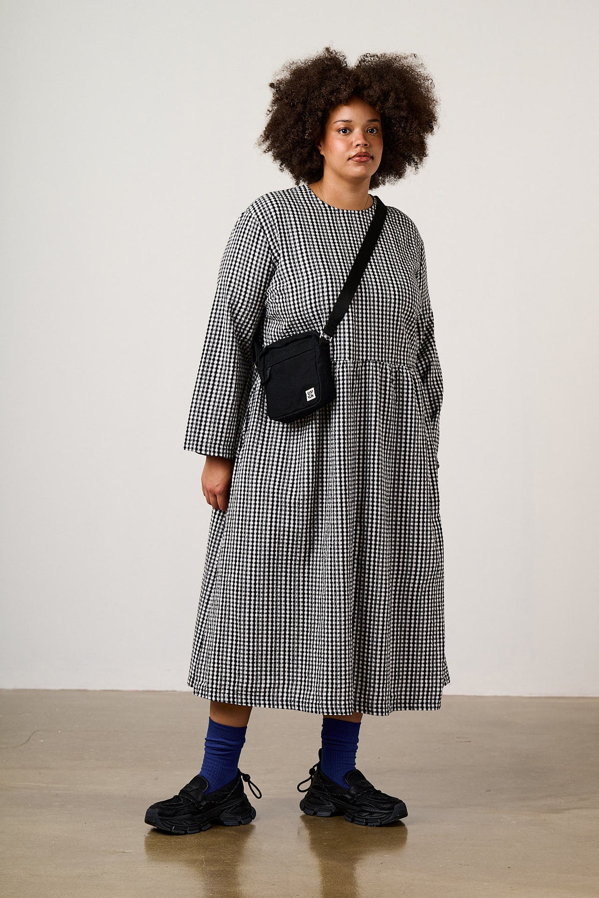 Roxton - Crossbody Bag Organic Cotton in Black