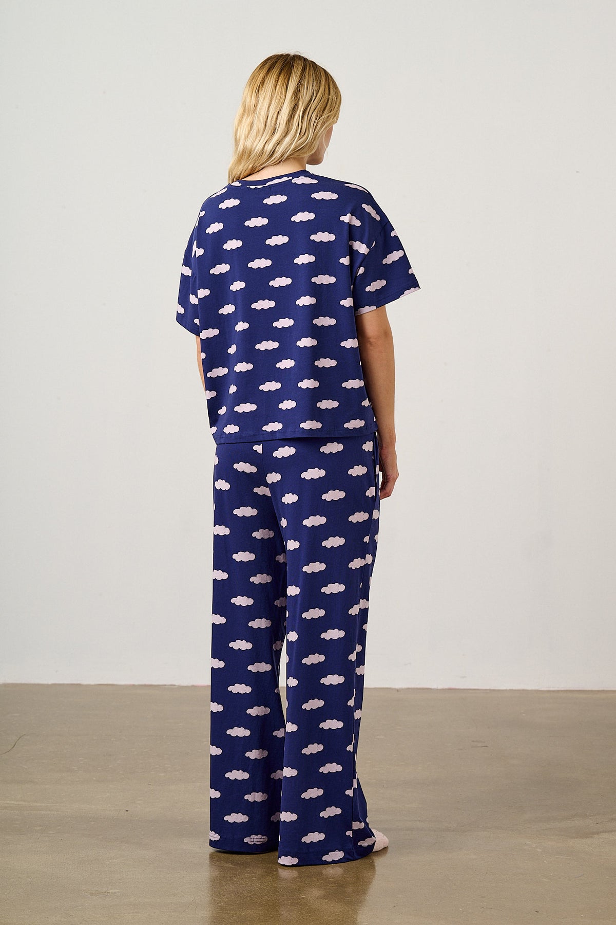 Sabrina - Pyjamas in Clouds Print