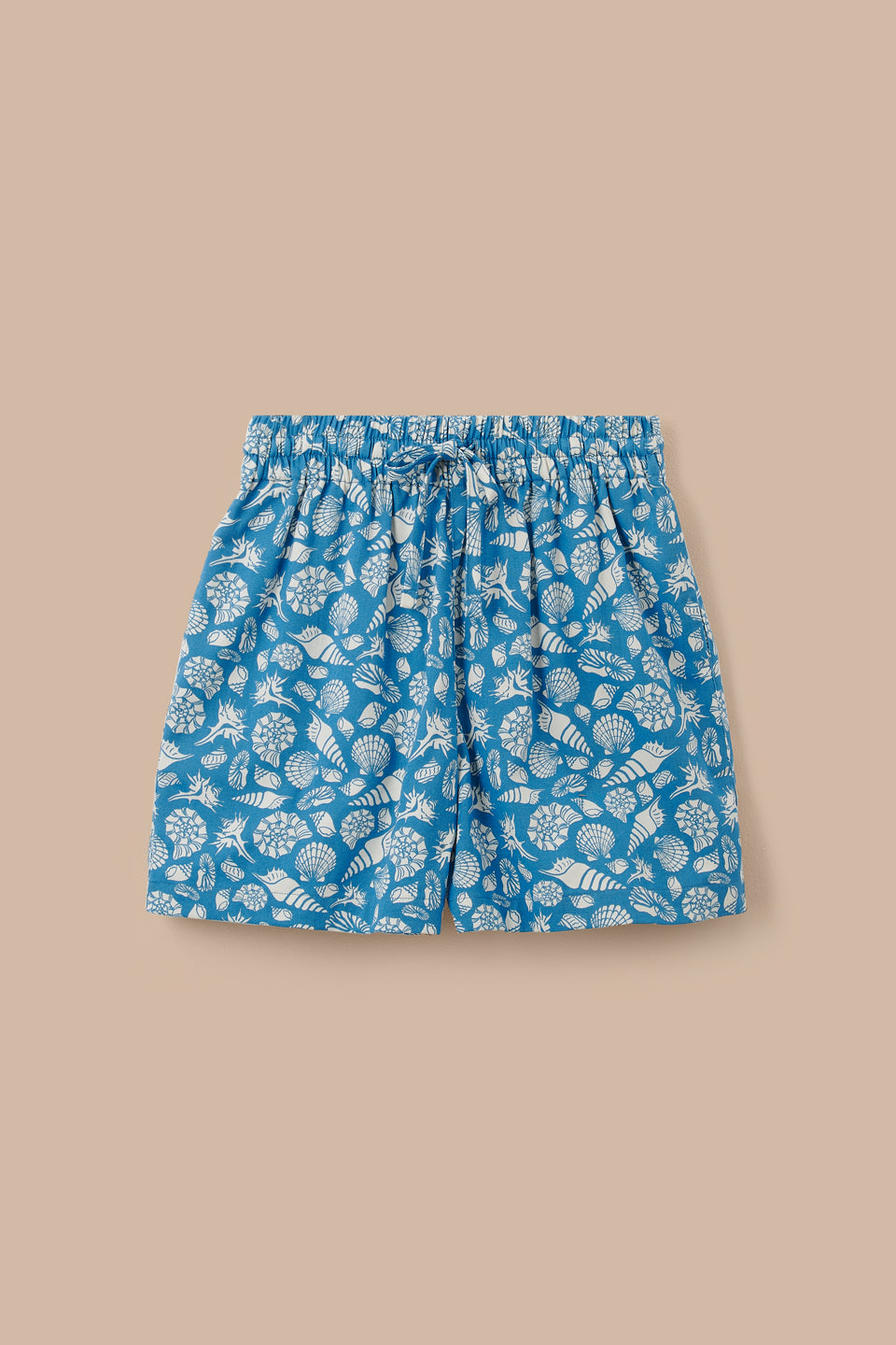 Charlie - Relaxed Shorts Organic Cotton in Blue Shells