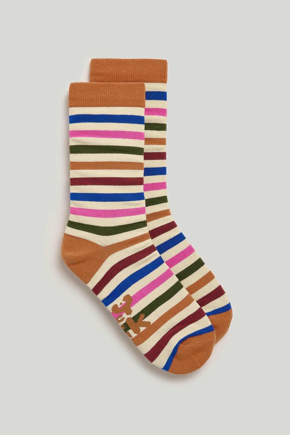 JoJo - Ankle Socks - Organic Cotton in Rainbow Stripe