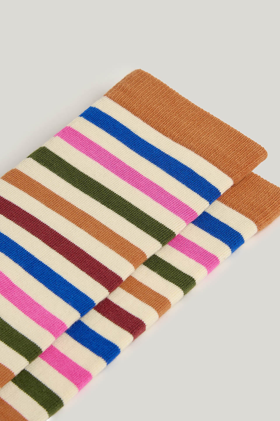 JoJo - Ankle Socks - Organic Cotton in Rainbow Stripe