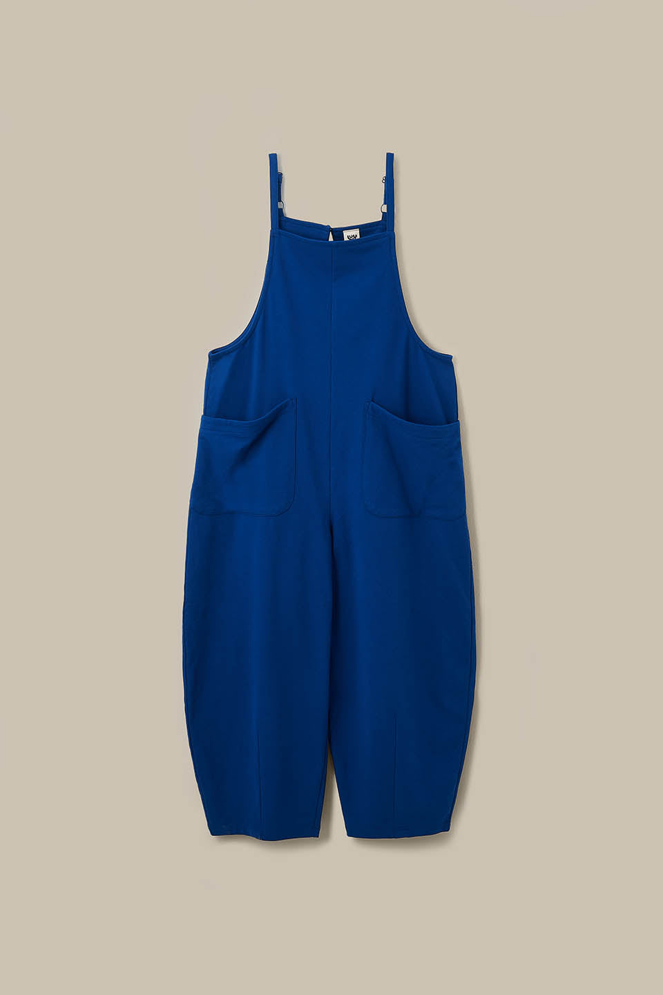 Oaxaca - Barrel Leg Dungarees - Organic Cotton Jersey in Navy