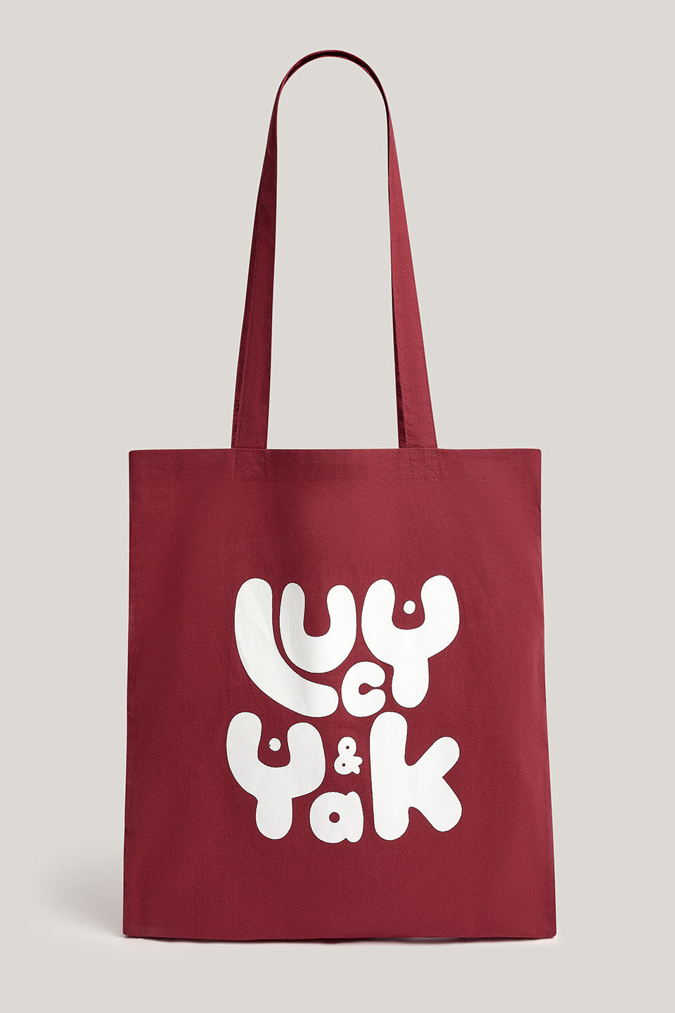 Tote Bag - Organic Cotton in Burgundy